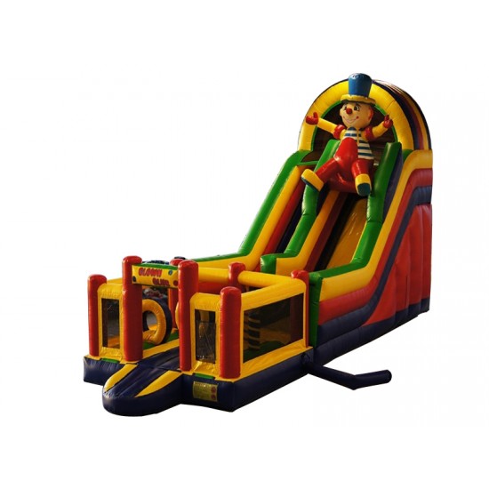 Aufblasbare Multiplayer Clownrutsche