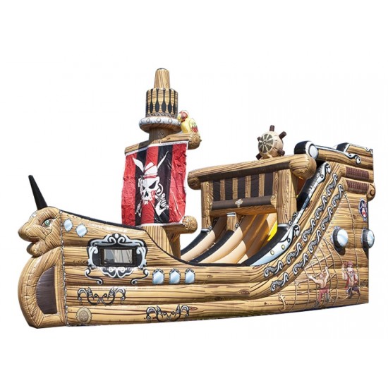Aufblasbare Piratenschiff Rutsche