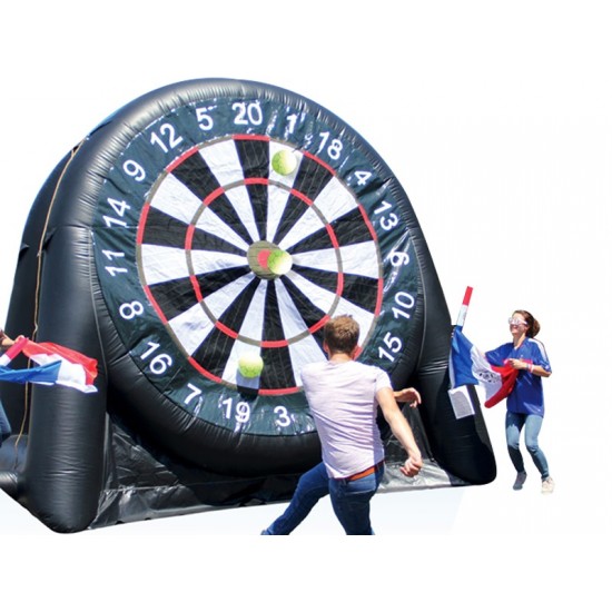 Aufblasbare Dartscheibe Fußball