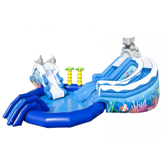 Wasserpark Delphin Und Elefant